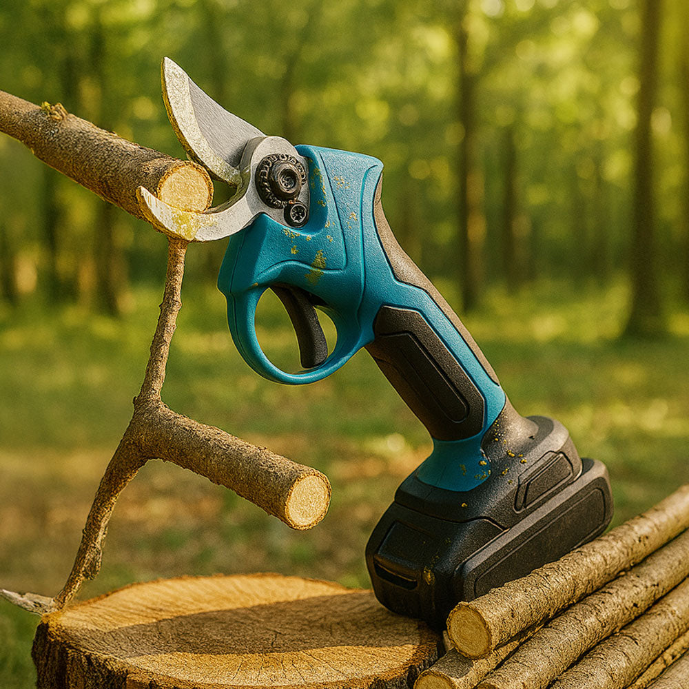 Foarfece electric de tăiat fără cablu + 2 baterii 21V